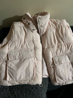 Love Tree Pale Pink Quilted Puffer Jacket for Girls